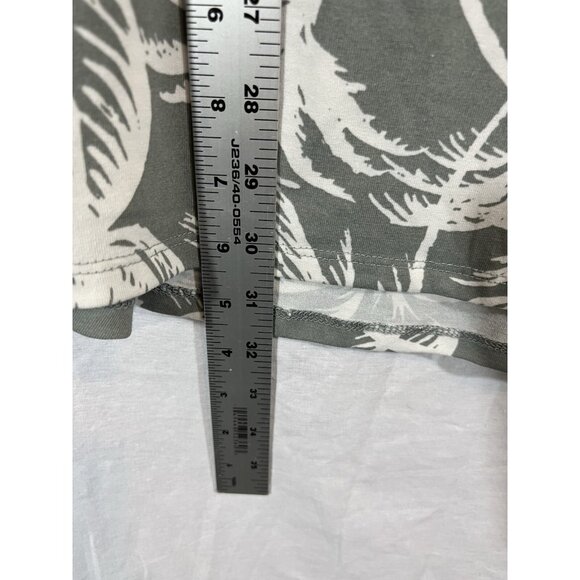 LuLaRoe 3XL Gray Palm Tree Print Shirt - Picture 6 of 6